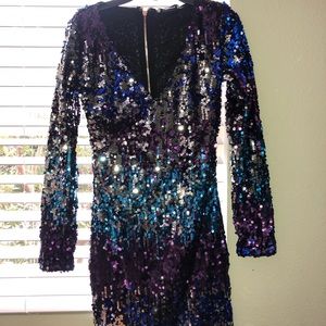 Sequin Mini Dress